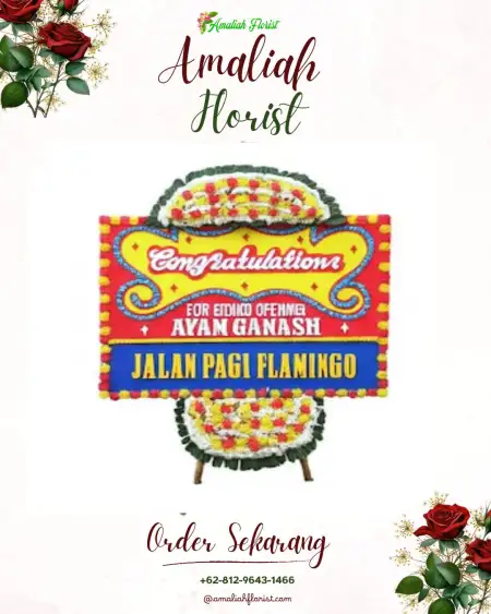 Sewa Papan Bunga Seginim